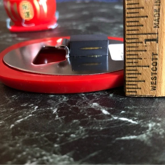 Set of Mini Daruma Doll & Bottle Opener with Refrigerator Magnet - Picture 7 of 16